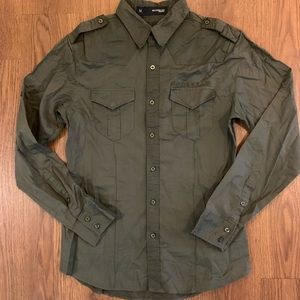 Men’s Monarchy Button Down Dress Shirt (M) New